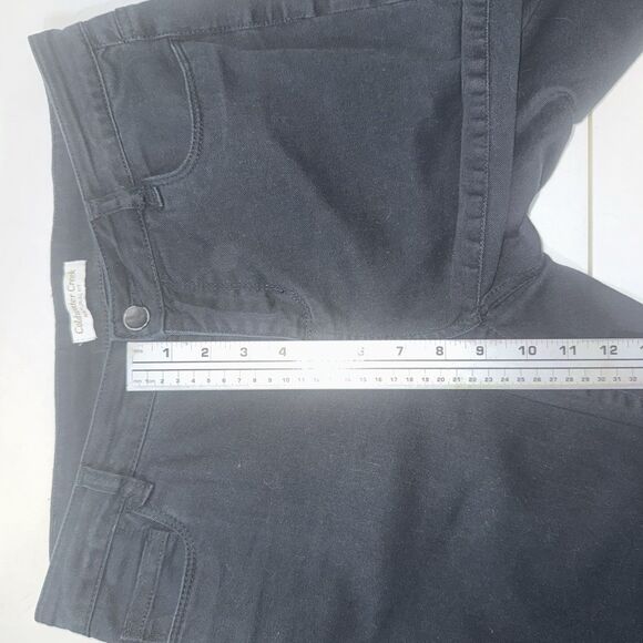 Coldwater Creek Natural Fit Women Capri Pants Black Straight Size 4 - Picture 5 of 7